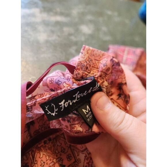 For Love & Lemons Geneva Mini Dress Sienna Print sz Medium - Picture 3 of 5